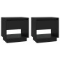 vidaXL Nachttische 2 Stk. Schwarz 45x34x44 cm Holzwerkstoff vidaXL Nachttische 2 Stk. Schwarz 45x34x44 cm Holzwerkstoff