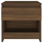 vidaXL Nachttische 2 Stk. Braun Eichen-Optik 40x30x39cm Holzwerkstoff
