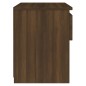 vidaXL Nachttische 2 Stk. Braun Eichen-Optik 40x30x39cm Holzwerkstoff