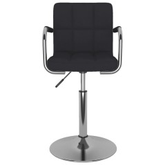 vidaXL Esszimmerstuhl Schwarz Stoff