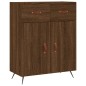 Highboard Braun Eichen-Optik 69,5x34x180 cm Holzwerkstoff Highboard Braun Eichen-Optik 69,5x34x180 cm Holzwerkstoff