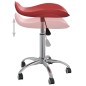 vidaXL Friseur Rollhocker Weinrot Kunstleder vidaXL Friseur Rollhocker Weinrot Kunstleder