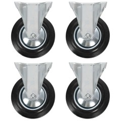vidaXL Bockrollen 4 Stk. 160 mm