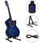vidaXL 12-tlg. Western Gitarren-Set mit Equalizer und 6 Saiten Blau vidaXL 12-tlg. Western Gitarren-Set mit Equalizer und 6 Saiten Blau