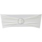 25 x Stretch Stuhlschleifen + Diamant Schnalle cremefarben 25 x Stretch Stuhlschleifen + Diamant Schnalle cremefarben