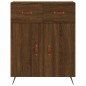 Highboard Braun Eichen-Optik 69,5x34x180 cm Holzwerkstoff Highboard Braun Eichen-Optik 69,5x34x180 cm Holzwerkstoff