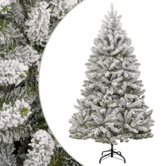 vidaXL Künstlicher Weihnachtsbaum Klappbar Beschneit 270 cm