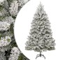 vidaXL Künstlicher Weihnachtsbaum Klappbar Beschneit 270 cm vidaXL Künstlicher Weihnachtsbaum Klappbar Beschneit 270 cm