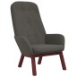 vidaXL Relaxsessel mit Hocker Dunkelgrau Samt vidaXL Relaxsessel mit Hocker Dunkelgrau Samt