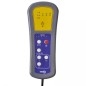 vidaXL Massagesessel Elektrisch Weinrot Stoff vidaXL Massagesessel Elektrisch Weinrot Stoff