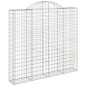 vidaXL Gabionen mit Hochbogen 13Stk. 200x30x180/200cm Verzinktes Eisen vidaXL Gabionen mit Hochbogen 13Stk. 200x30x180/200cm Verzinktes Eisen