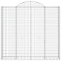 vidaXL Gabionen mit Hochbogen 13Stk. 200x30x180/200cm Verzinktes Eisen vidaXL Gabionen mit Hochbogen 13Stk. 200x30x180/200cm Verzinktes Eisen