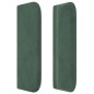 vidaXL Kopfteil mit Ohren Dunkelgrün 93x16x78/88 cm Samt vidaXL Kopfteil mit Ohren Dunkelgrün 93x16x78/88 cm Samt