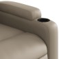 vidaXL Relaxsessel Cappuccino-Braun Kunstleder vidaXL Relaxsessel Cappuccino-Braun Kunstleder