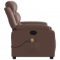 vidaXL Massagesessel Braun Kunstleder vidaXL Massagesessel Braun Kunstleder