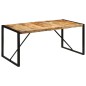vidaXL Esstisch 175x90x76 cm Raues Massivholz Mango vidaXL Esstisch 175x90x76 cm Raues Massivholz Mango