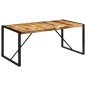 vidaXL Esstisch 175x90x76 cm Raues Massivholz Mango vidaXL Esstisch 175x90x76 cm Raues Massivholz Mango