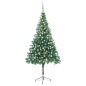 Künstlicher Weihnachtsbaum mit LEDs & Kugeln 210 cm 910 Zweige Künstlicher Weihnachtsbaum mit LEDs & Kugeln 210 cm 910 Zweige
