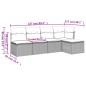 vidaXL 5-tlg. Garten-Sofagarnitur mit Kissen Hellgrau Poly Rattan vidaXL 5-tlg. Garten-Sofagarnitur mit Kissen Hellgrau Poly Rattan