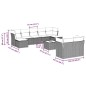 vidaXL 10-tlg. Garten-Sofagarnitur mit Kissen Hellgrau Poly Rattan vidaXL 10-tlg. Garten-Sofagarnitur mit Kissen Hellgrau Poly Rattan