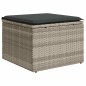 vidaXL 8-tlg. Garten-Sofagarnitur mit Kissen Hellgrau Poly Rattan vidaXL 8-tlg. Garten-Sofagarnitur mit Kissen Hellgrau Poly Rattan