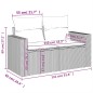 vidaXL 11-tlg. Garten-Sofagarnitur mit Kissen Braun Poly Rattan vidaXL 11-tlg. Garten-Sofagarnitur mit Kissen Braun Poly Rattan