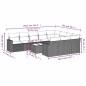 vidaXL 11-tlg. Garten-Sofagarnitur mit Kissen Hellgrau Poly Rattan vidaXL 11-tlg. Garten-Sofagarnitur mit Kissen Hellgrau Poly Rattan