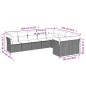 vidaXL 9-tlg. Garten-Sofagarnitur mit Kissen Hellgrau Poly Rattan vidaXL 9-tlg. Garten-Sofagarnitur mit Kissen Hellgrau Poly Rattan