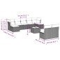 vidaXL 10-tlg. Garten-Sofagarnitur mit Kissen Braun Poly Rattan vidaXL 10-tlg. Garten-Sofagarnitur mit Kissen Braun Poly Rattan