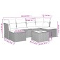 vidaXL 7-tlg. Garten-Sofagarnitur mit Kissen Braun Poly Rattan vidaXL 7-tlg. Garten-Sofagarnitur mit Kissen Braun Poly Rattan