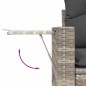 vidaXL 8-tlg. Garten-Sofagarnitur mit Kissen Hellgrau Poly Rattan vidaXL 8-tlg. Garten-Sofagarnitur mit Kissen Hellgrau Poly Rattan