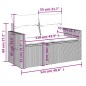 vidaXL 8-tlg. Garten-Sofagarnitur mit Kissen Hellgrau Poly Rattan vidaXL 8-tlg. Garten-Sofagarnitur mit Kissen Hellgrau Poly Rattan