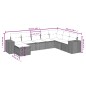 vidaXL 8-tlg. Garten-Sofagarnitur mit Kissen Hellgrau Poly Rattan vidaXL 8-tlg. Garten-Sofagarnitur mit Kissen Hellgrau Poly Rattan