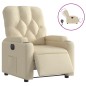 vidaXL Relaxsessel Elektrisch Creme Stoff vidaXL Relaxsessel Elektrisch Creme Stoff