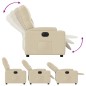 vidaXL Relaxsessel Elektrisch Creme Stoff vidaXL Relaxsessel Elektrisch Creme Stoff