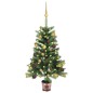 vidaXL Künstlicher Weihnachtsbaum mit Beleuchtung & Kugeln 90 cm Grün vidaXL Künstlicher Weihnachtsbaum mit Beleuchtung & Kugeln 90 cm Grün