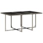 vidaXL 7-tlg. Garten-Essgruppe mit Kissen Grau Poly Rattan vidaXL 7-tlg. Garten-Essgruppe mit Kissen Grau Poly Rattan