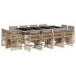 vidaXL 13-tlg. Garten-Essgruppe mit Kissen Beigemischung Poly Rattan vidaXL 13-tlg. Garten-Essgruppe mit Kissen Beigemischung Poly Rattan