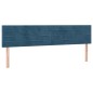 vidaXL Boxspringbett mit Matratze Dunkelblau 120x190 cm Samt vidaXL Boxspringbett mit Matratze Dunkelblau 120x190 cm Samt