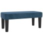 vidaXL Boxspringbett mit Matratze Dunkelblau 120x190 cm Samt vidaXL Boxspringbett mit Matratze Dunkelblau 120x190 cm Samt