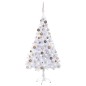 Künstlicher Weihnachtsbaum mit LEDs & Kugeln 150 cm 380 Zweige Künstlicher Weihnachtsbaum mit LEDs & Kugeln 150 cm 380 Zweige