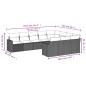 vidaXL 10-tlg. Garten-Sofagarnitur mit Kissen Hellgrau Poly Rattan vidaXL 10-tlg. Garten-Sofagarnitur mit Kissen Hellgrau Poly Rattan