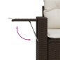 vidaXL 11-tlg. Garten-Sofagarnitur mit Kissen Braun Poly Rattan vidaXL 11-tlg. Garten-Sofagarnitur mit Kissen Braun Poly Rattan