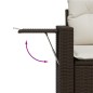 vidaXL 9-tlg. Garten-Sofagarnitur mit Kissen Braun Poly Rattan vidaXL 9-tlg. Garten-Sofagarnitur mit Kissen Braun Poly Rattan