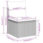 vidaXL 9-tlg. Garten-Sofagarnitur mit Kissen Braun Poly Rattan vidaXL 9-tlg. Garten-Sofagarnitur mit Kissen Braun Poly Rattan