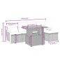 vidaXL 6-tlg. Garten-Sofagarnitur mit Kissen Beige Poly Rattan vidaXL 6-tlg. Garten-Sofagarnitur mit Kissen Beige Poly Rattan