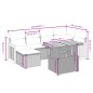 vidaXL 7-tlg. Garten-Sofagarnitur mit Kissen Beige Poly Rattan vidaXL 7-tlg. Garten-Sofagarnitur mit Kissen Beige Poly Rattan