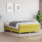 vidaXL Bettgestell ohne Matratze Grün 140x190 cm Stoff vidaXL Bettgestell ohne Matratze Grün 140x190 cm Stoff