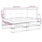 vidaXL Palettenkissen 3-tlg. Creme Stoff vidaXL Palettenkissen 3-tlg. Creme Stoff