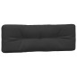vidaXL Palettenkissen 3-tlg. Schwarz Stoff vidaXL Palettenkissen 3-tlg. Schwarz Stoff